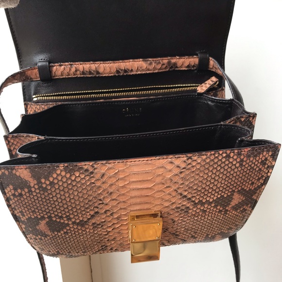 SOLD Celine medium box in python - Picture 5 of 7